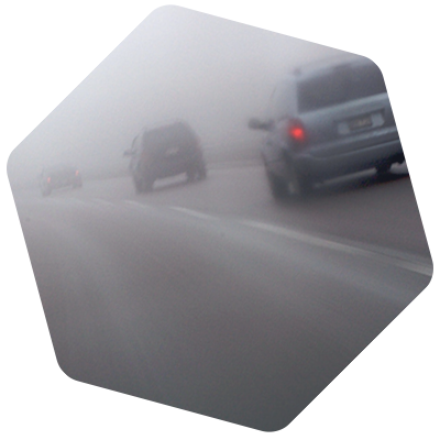 How driving safely in fog