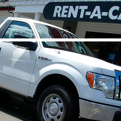 Rent car pick-up